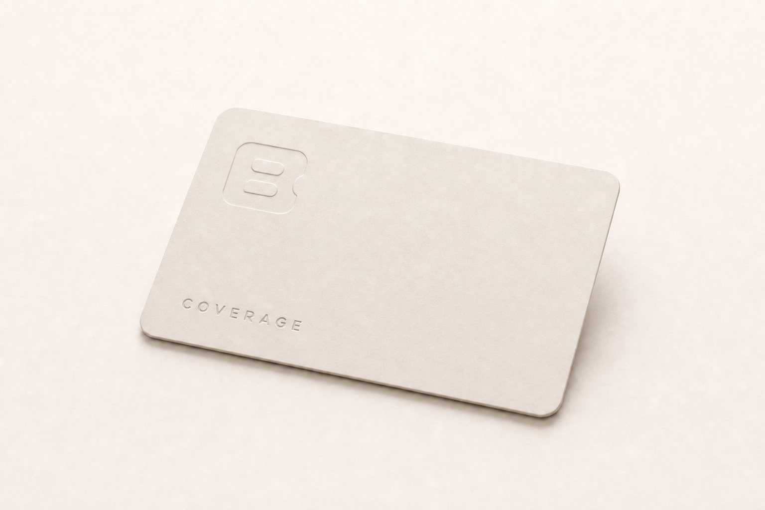 Embossed Boop coverage card
